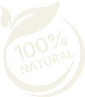 100 percent natural badge