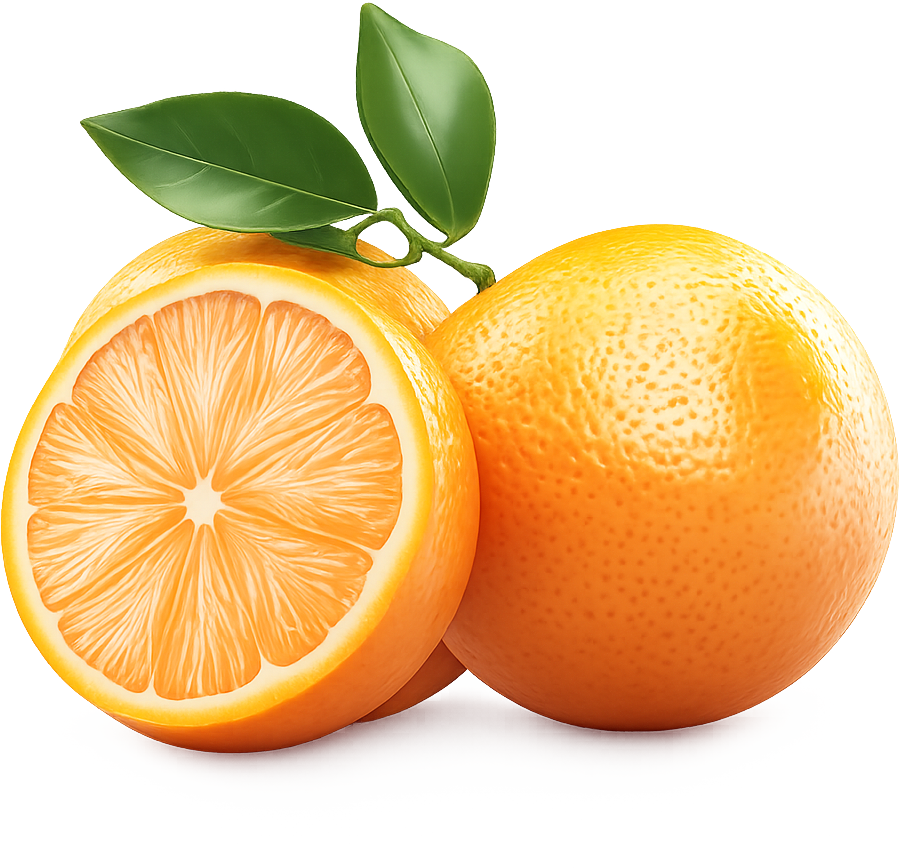 Orange half