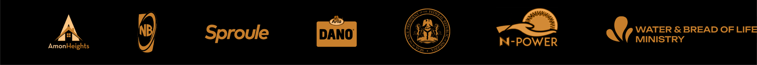 Client and brand logos, group one